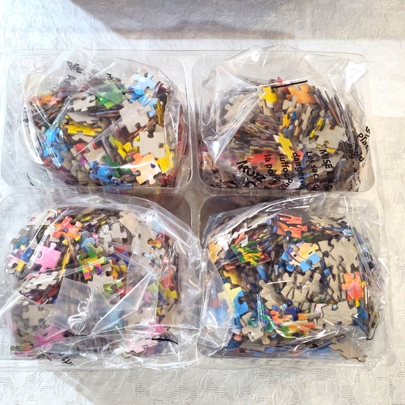 1000-piece puzzle +3 others Puzzles in 1 Set - Picture 13 of 13